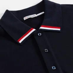 Cheap Moncler Polo Dark Navy