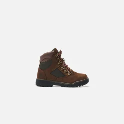 Cheap Timberland Pre-School 6" Field Boot Brown / Green