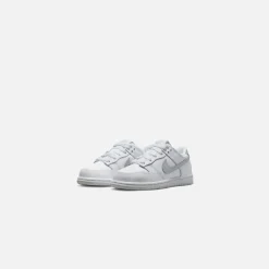 Cheap Nike Pre-School Dunk Low White / Pure Platinum