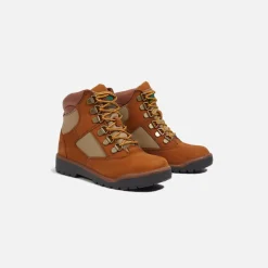 Discount Timberland Pre-School Field Boot 6" Sesame Youth Boot Tan