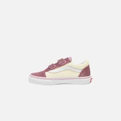 Sale Vans Preschool Old Skool V Glitter Two Tone