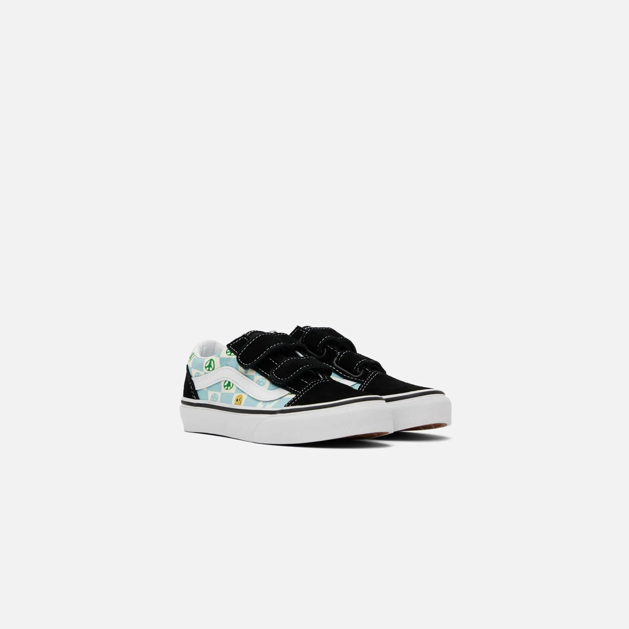 Online Vans Pre-School Old Skool V Melted Check Black / Multi