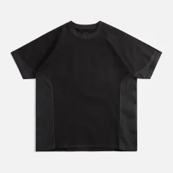 New J.L_A.L Prima Knitted Tee Nero Grigio Topo