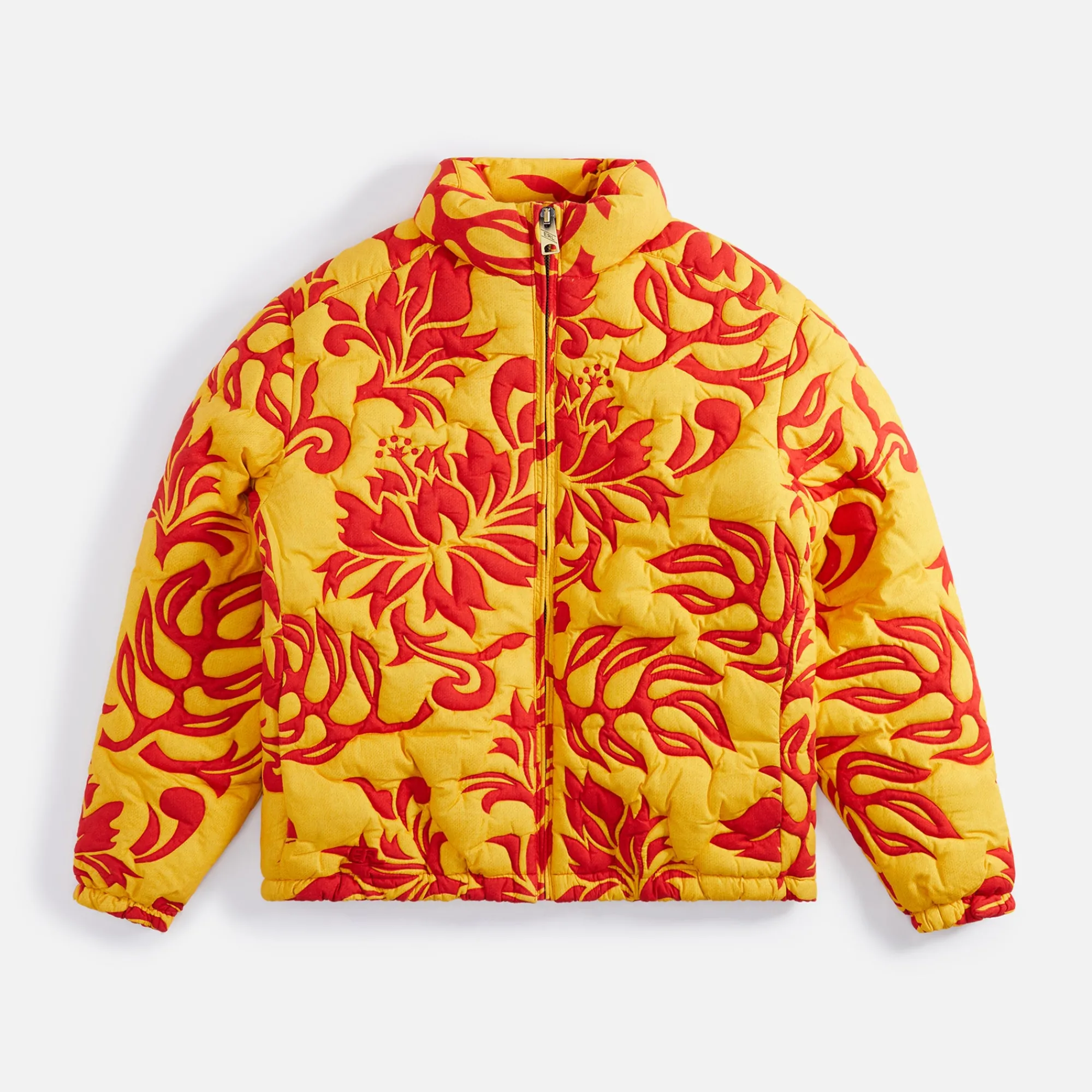 Best Sale ERL Printed Quilted Puffer Tropical Flowers