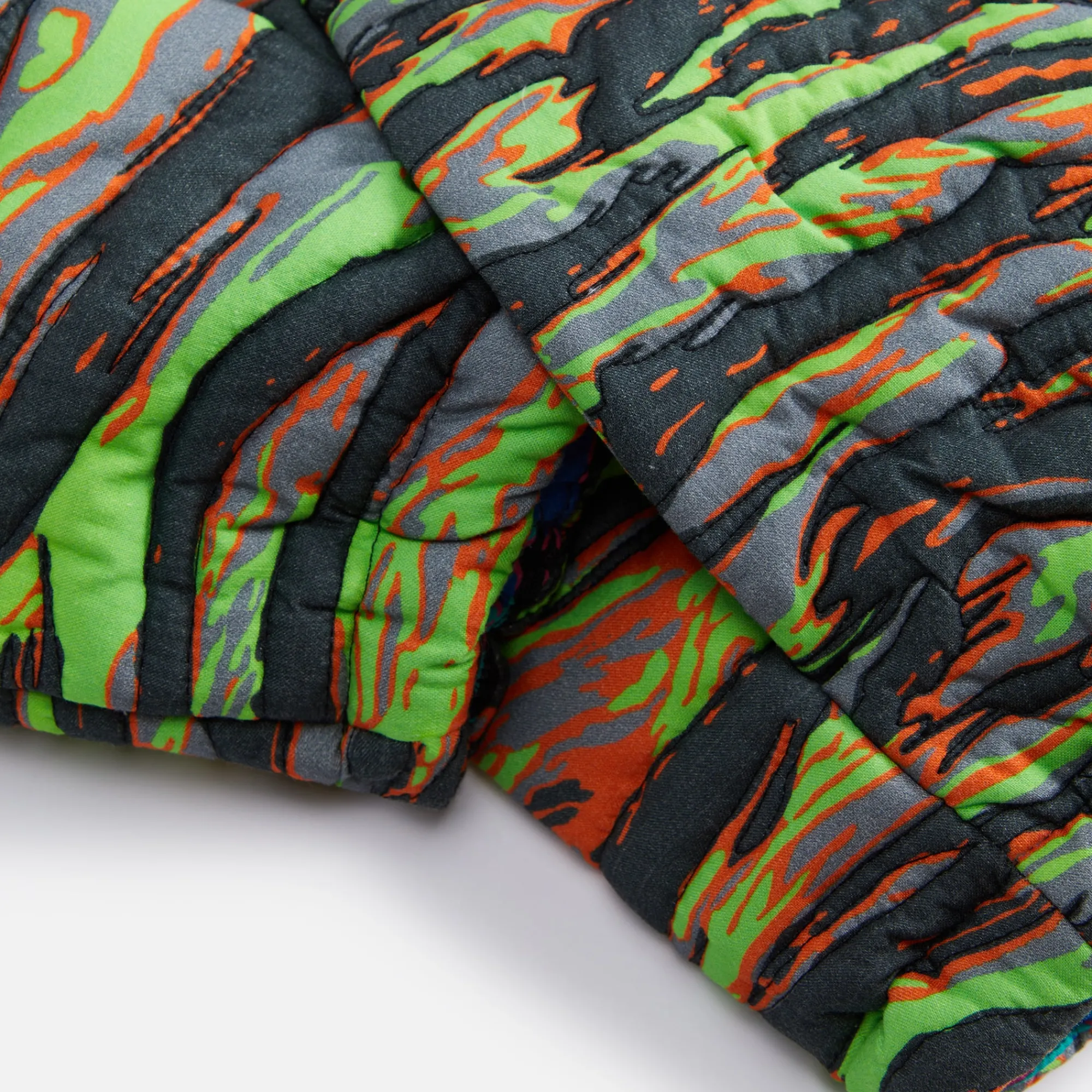 Best Sale ERL Printed Quilted Puffer Green Rave Camo
