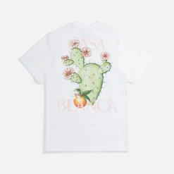 New Casablanca Printed Tee Cactus Et Orange