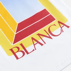Sale Casablanca Printed Tee In L'Arche De Jour White