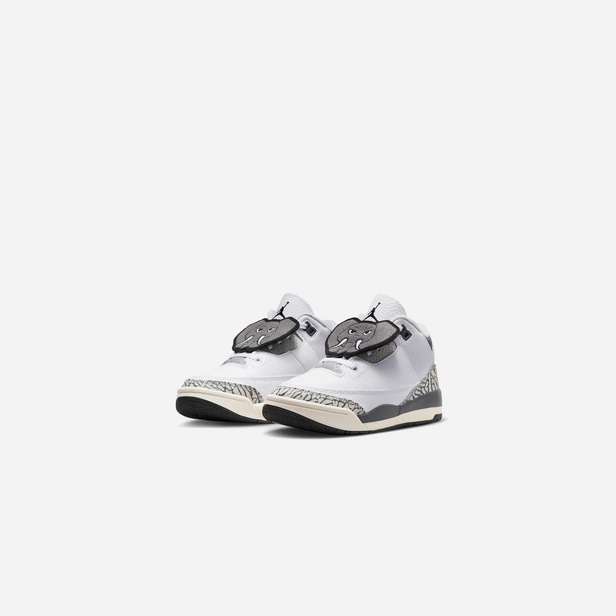 Best Sale Nike Ps Air Jordan 3 Retro Hns White / Black Iron / Light Ash Grey