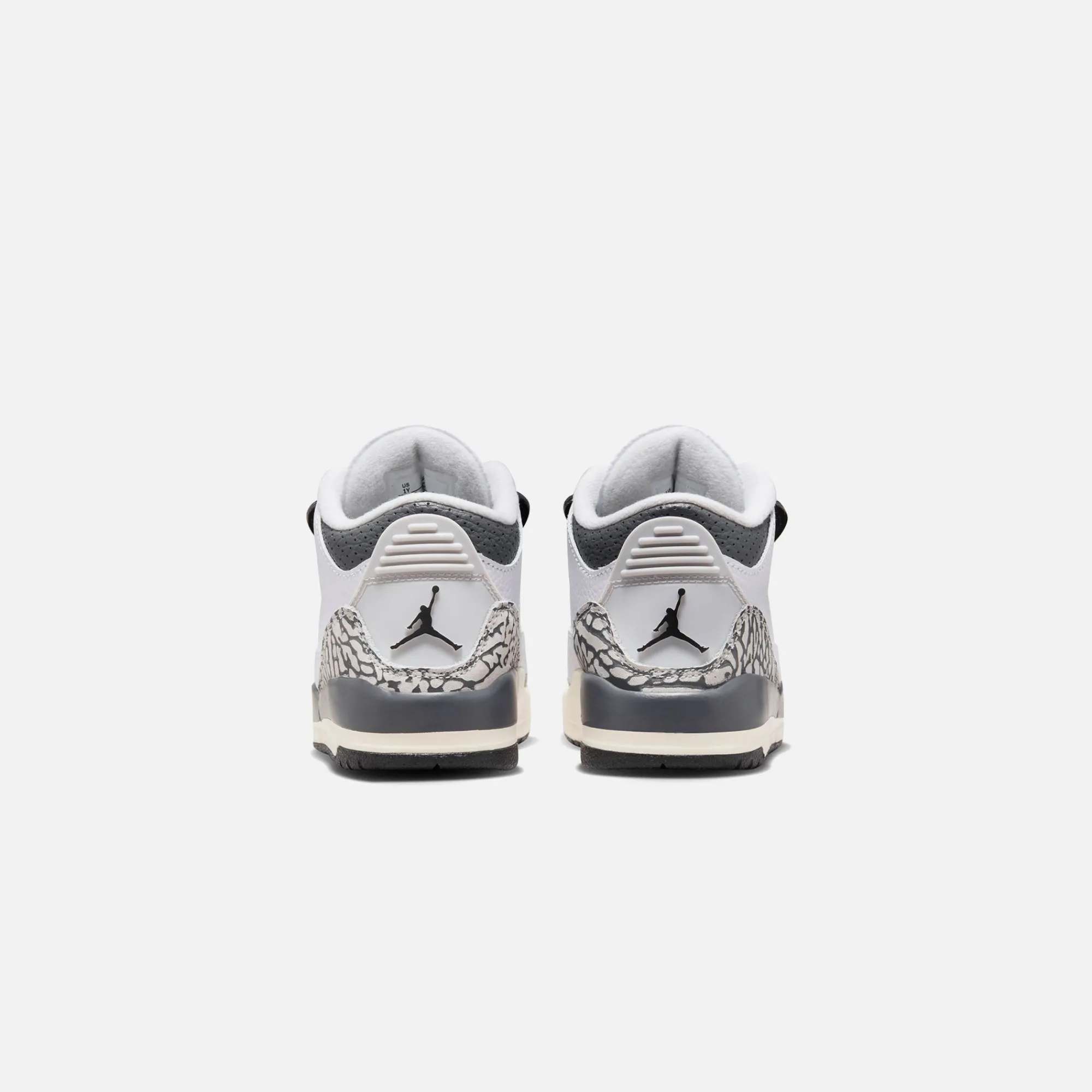 Best Sale Nike Ps Air Jordan 3 Retro Hns White / Black Iron / Light Ash Grey