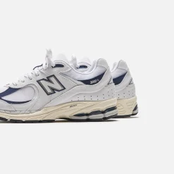 Cheap New Balance 2002R White / Natural Indigo / Angora