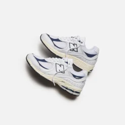 Cheap New Balance 2002R White / Natural Indigo / Angora