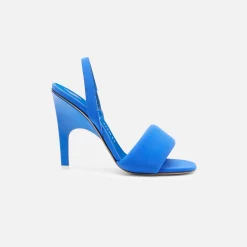 Fashion The Attico Rem Sandal 105Mm Dusty Blue