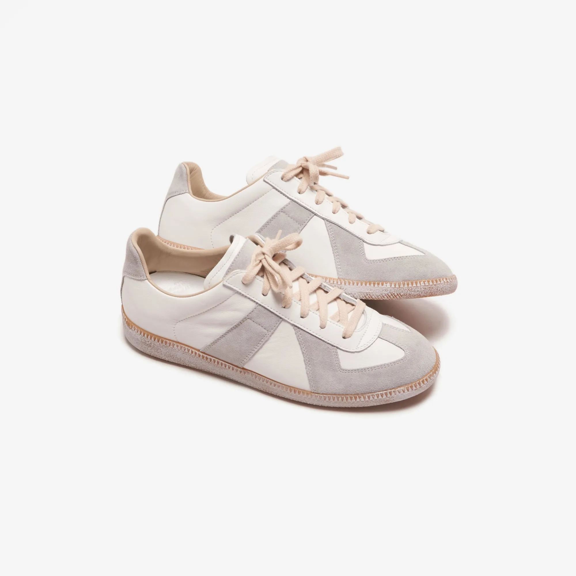 New Margiela Replica Vintage Nappa Suede Off White