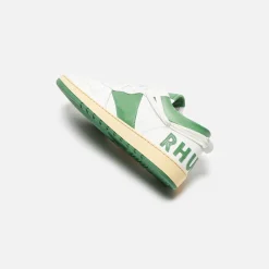 Clearance Rhude Rhecess Low White / Hunter Green