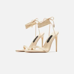 Clearance Jessica Rich Rich Sandal Satin Nude