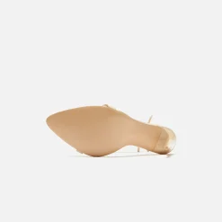 Clearance Jessica Rich Rich Sandal Satin Nude