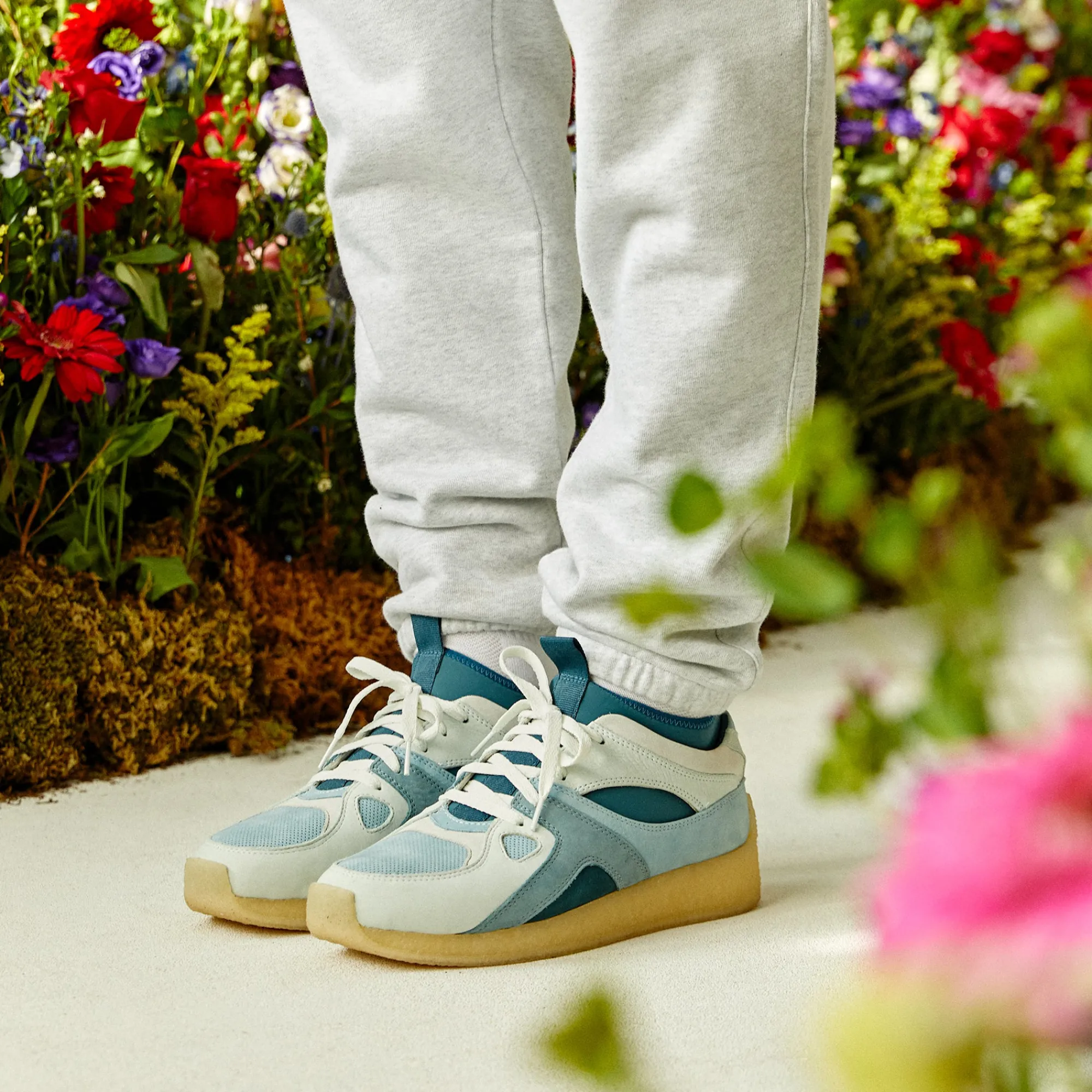 Fashion Kith Ronnie Fieg For Clarks Breacon Blue Combi