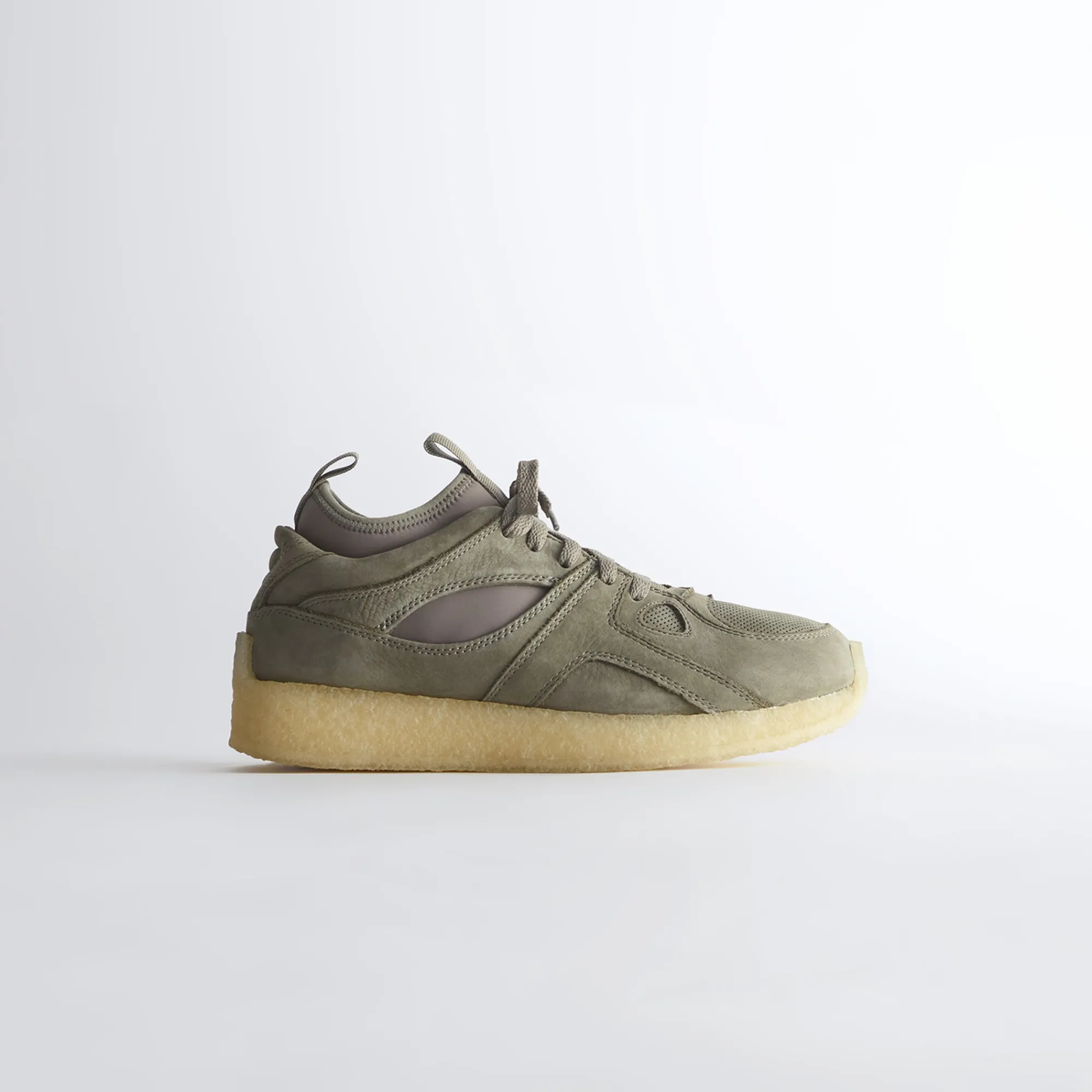 Cheap Kith Ronnie Fieg For Clarks Breacon Olive Nubuck