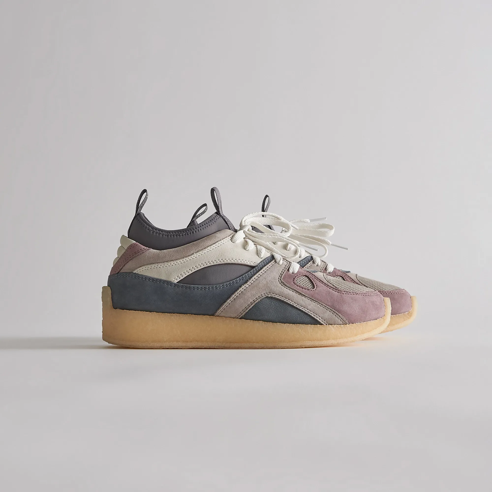 Cheap Kith Ronnie Fieg For Clarks Breacon Blue Grey Combi