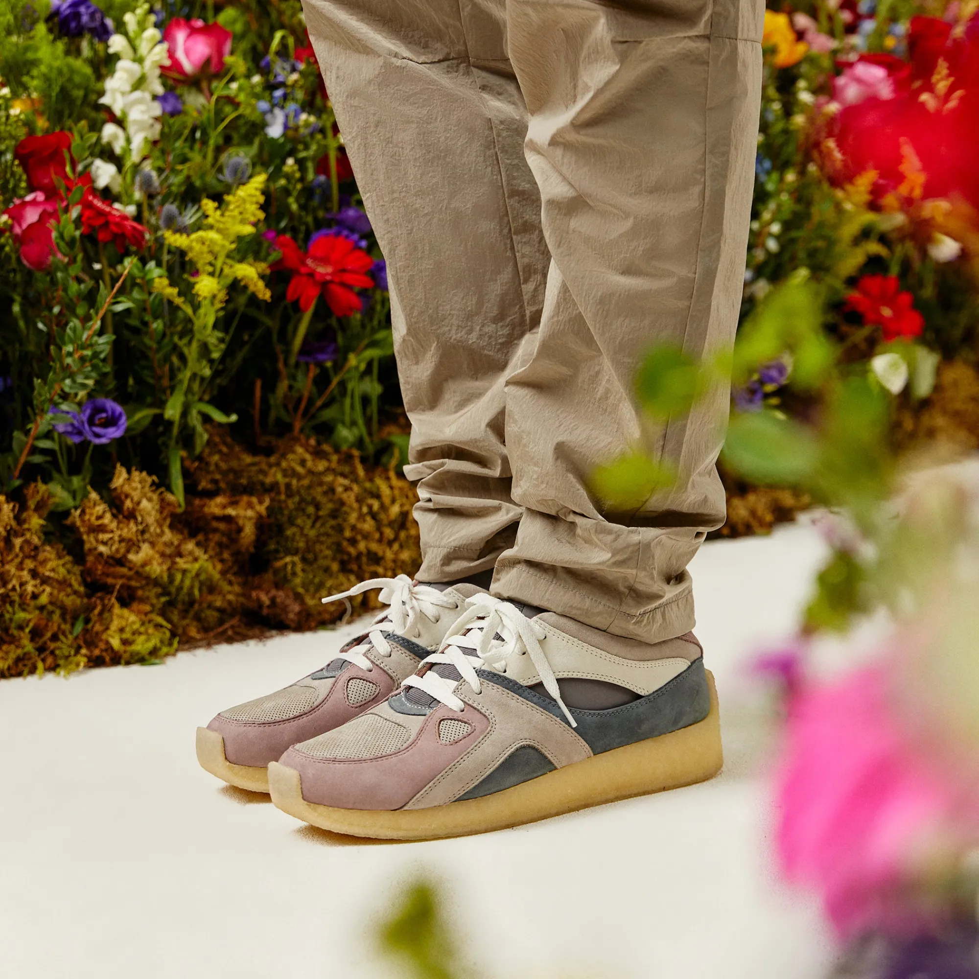 Online Kith Ronnie Fieg For Clarks Breacon Blue Grey Combi