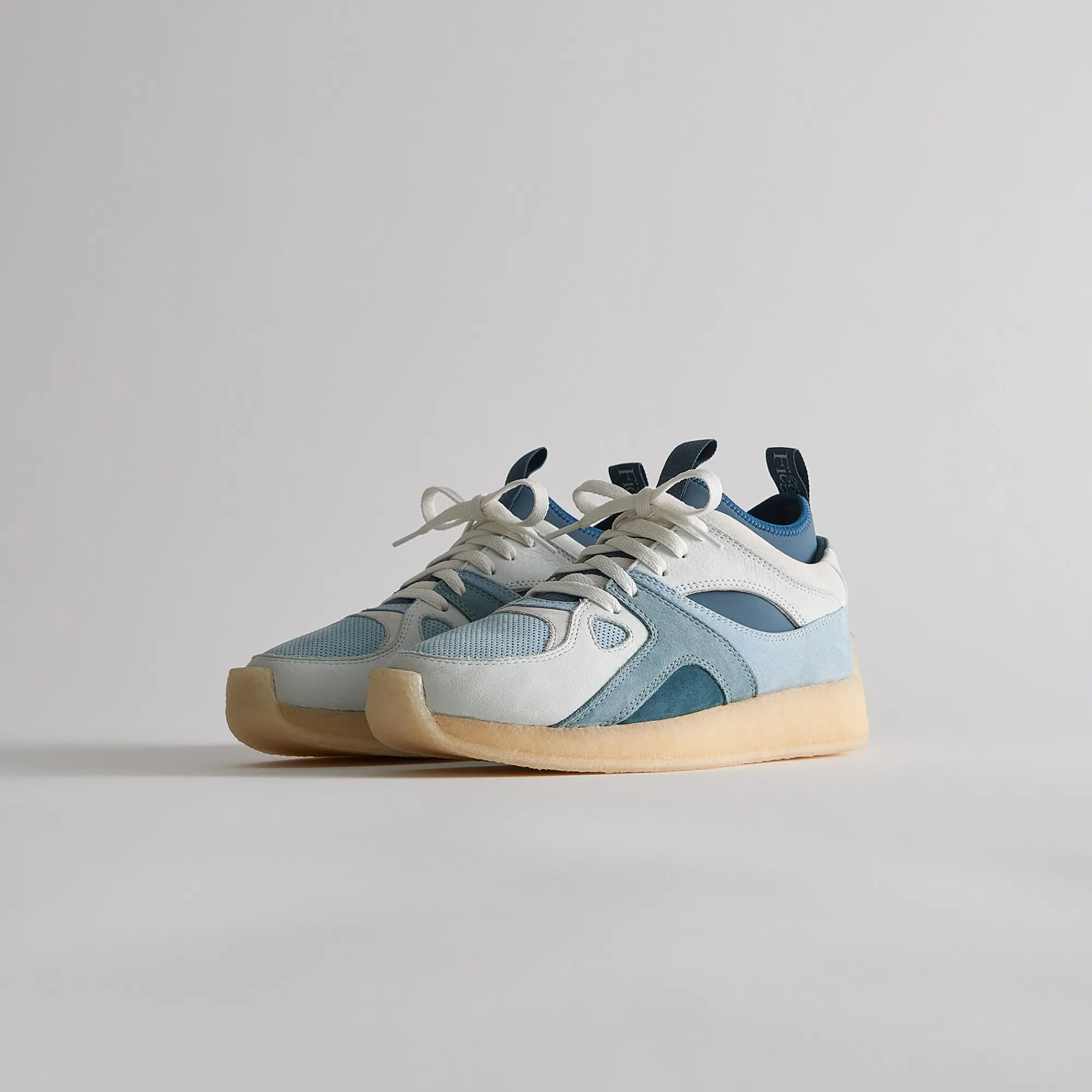 Cheap Kith Ronnie Fieg For Clarks Breacon Blue Combi