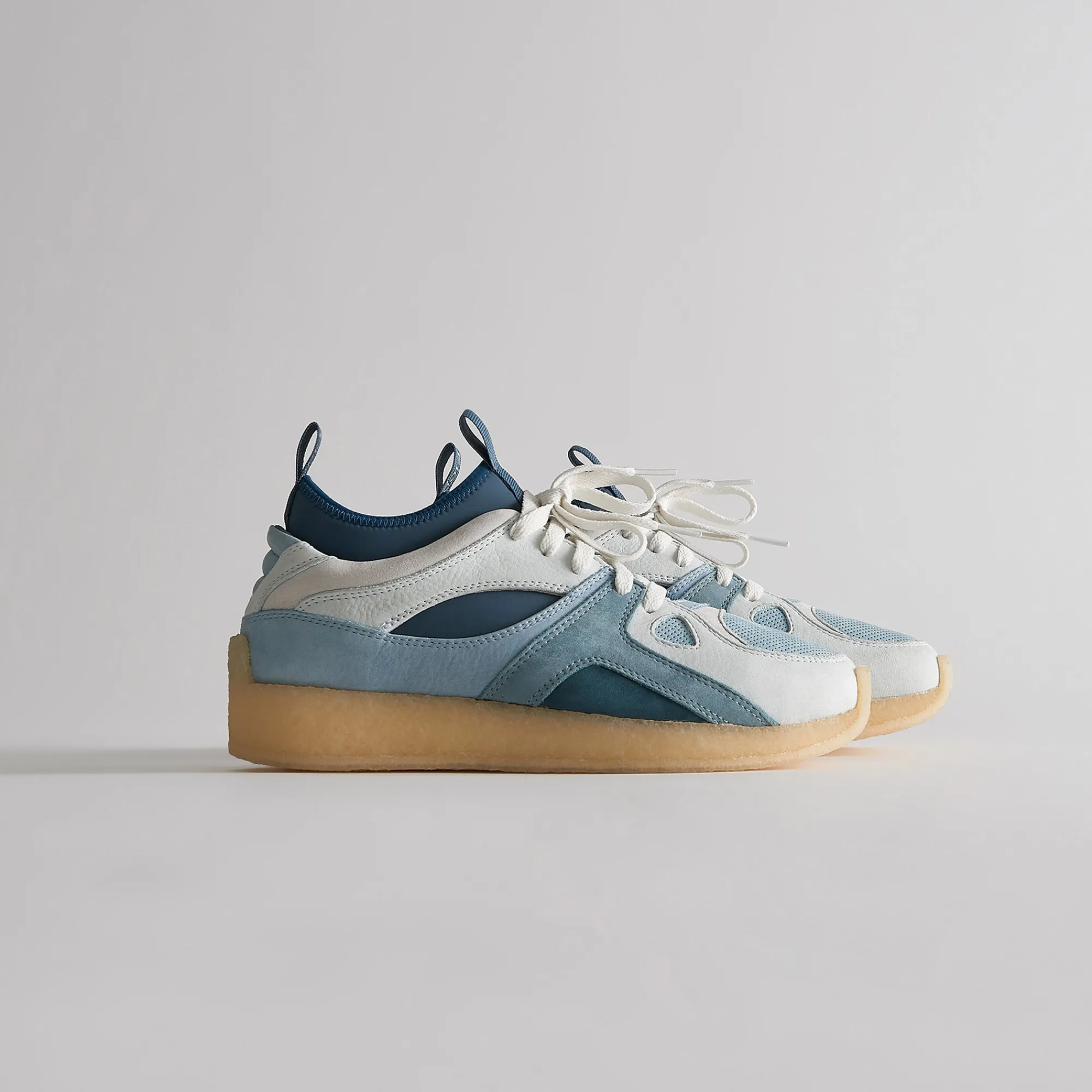 Cheap Kith Ronnie Fieg For Clarks Breacon Blue Combi
