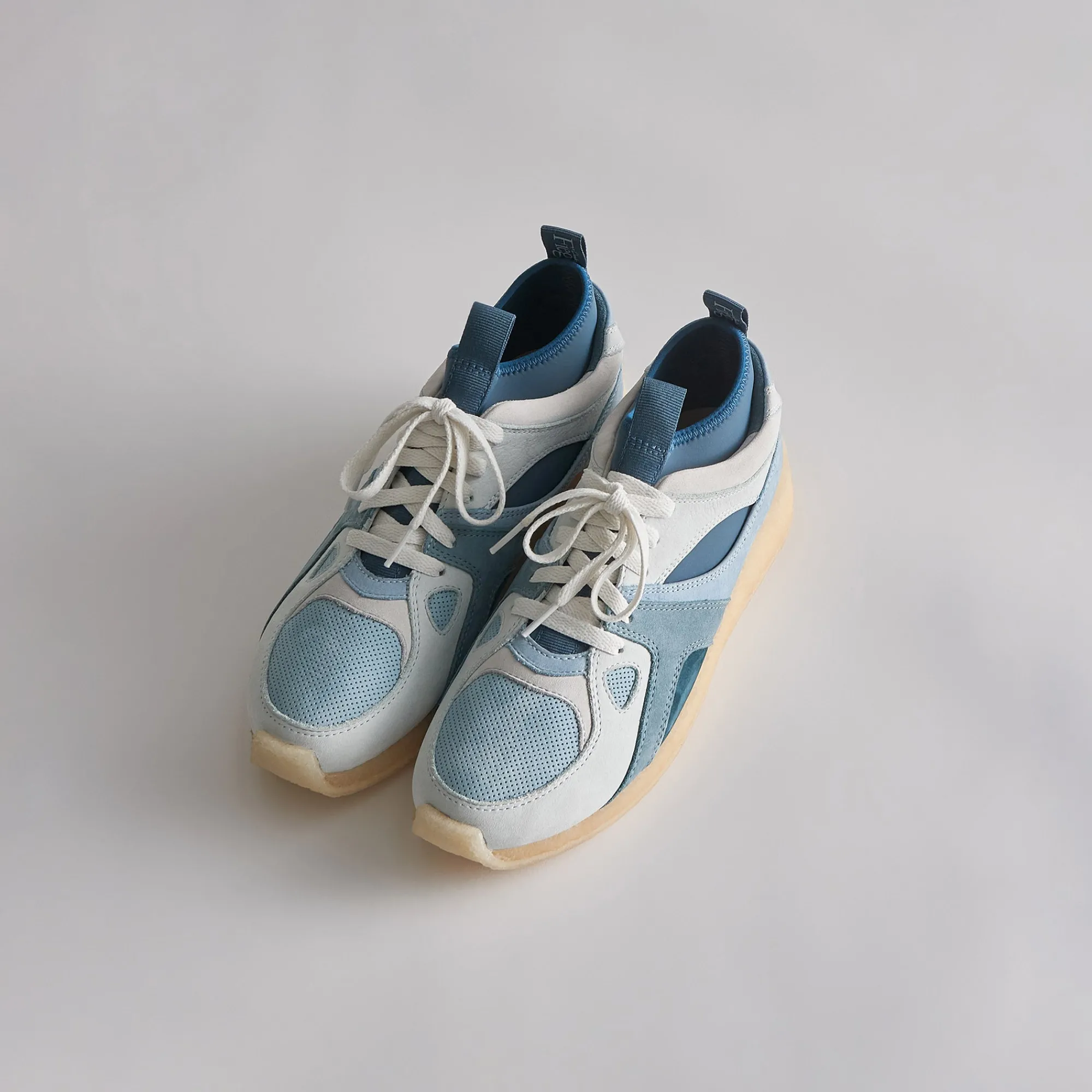 Cheap Kith Ronnie Fieg For Clarks Breacon Blue Combi
