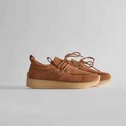 Clearance Kith Ronnie Fieg For Clarks Maycliffe Chestnut