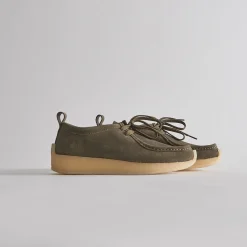 Fashion Kith Ronnie Fieg For Clarks Rossendale Olive Suede