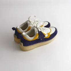 Clearance Kith Ronnie Fieg For Clarks 8Th Street Lockhill Blue / Yellow