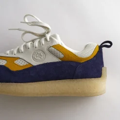 Clearance Kith Ronnie Fieg For Clarks 8Th Street Lockhill Blue / Yellow