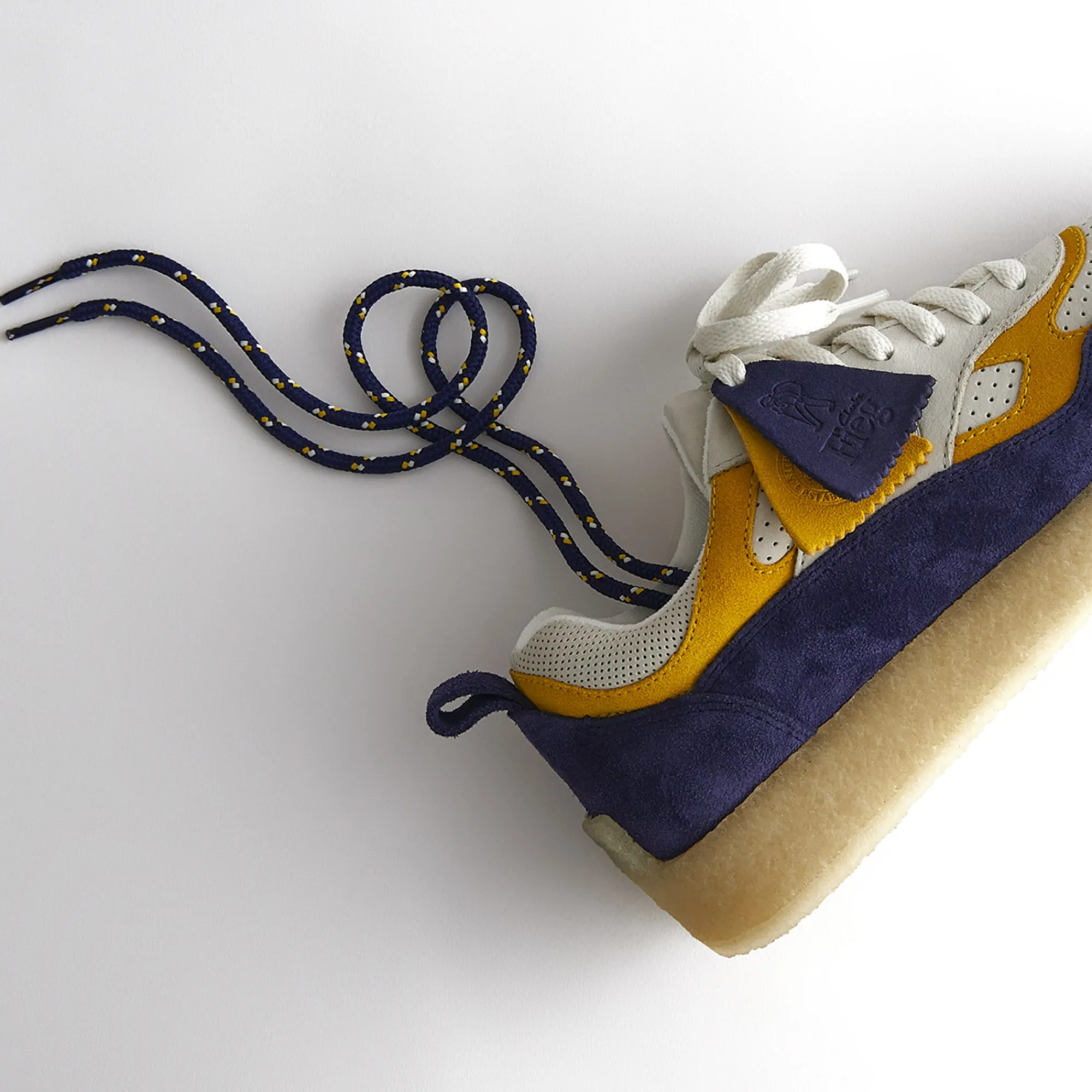Clearance Kith Ronnie Fieg For Clarks 8Th Street Lockhill Blue / Yellow