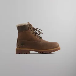 Best Sale Kith Ronnie Fieg For Timberland 6" Premium Shearling Lined Boot Wheat