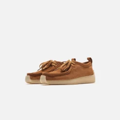 Clearance Clarks Ronnie Fieg For8Th Street Rossendale Tan Suede