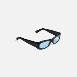 Cheap Port Tanger Saudade Frames Black Acetate / Rif Blue Lens