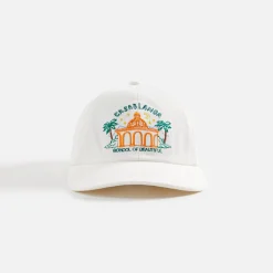Hot Casablanca School Of Beautiful Embroidered Cap White