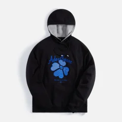 Store Ader Error Semi-Oversized Hoodie Black