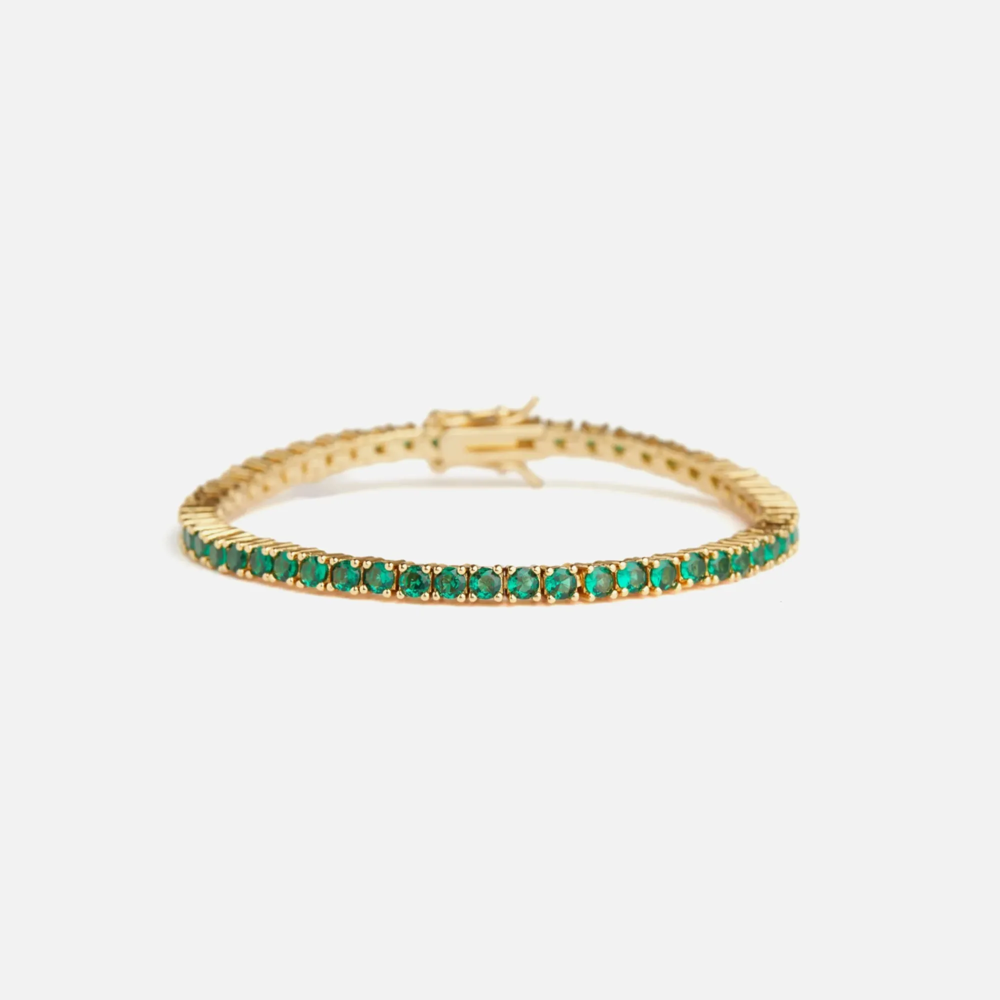 Clearance Crystal Haze Serena Bracelet Emerald Green