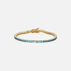 Discount Crystal Haze Serena Bracelet Blue