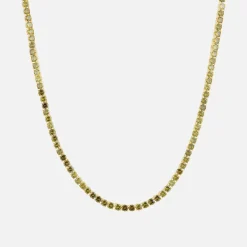 Outlet Crystal Haze Serena Necklace Olive