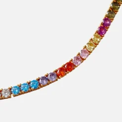 Discount Crystal Haze Serena Necklace Multi
