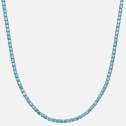 Sale Crystal Haze Serena Necklace Blue