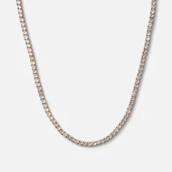Outlet Crystal Haze Serena Necklace Clear Gold