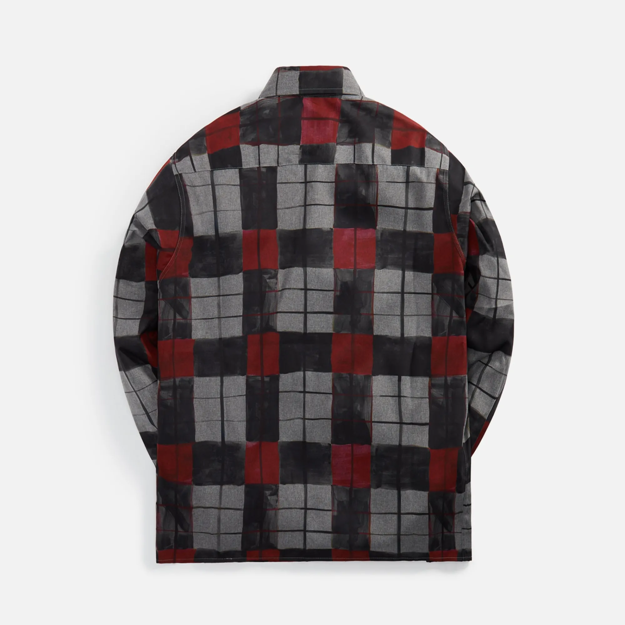 Flash Sale 4S Designs Sharpie Print Plaid Work Shirt Multi