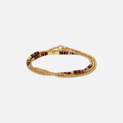 Store Maor Shine #5 Necklace/Bracelet Light Yellow Pattern Breads Yellow Gold / Light Yellow