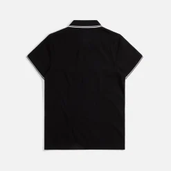 Outlet Moncler Short Sleeve Polo Shirt Black