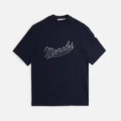 Online Moncler Short Sleeve Tee Dark Navy