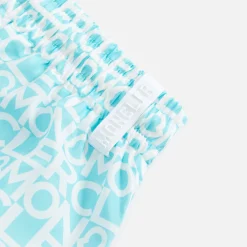 Sale Moncler Shorts With Printed Logo Green