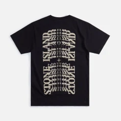 New Stone Island Si Graphic Tee Black