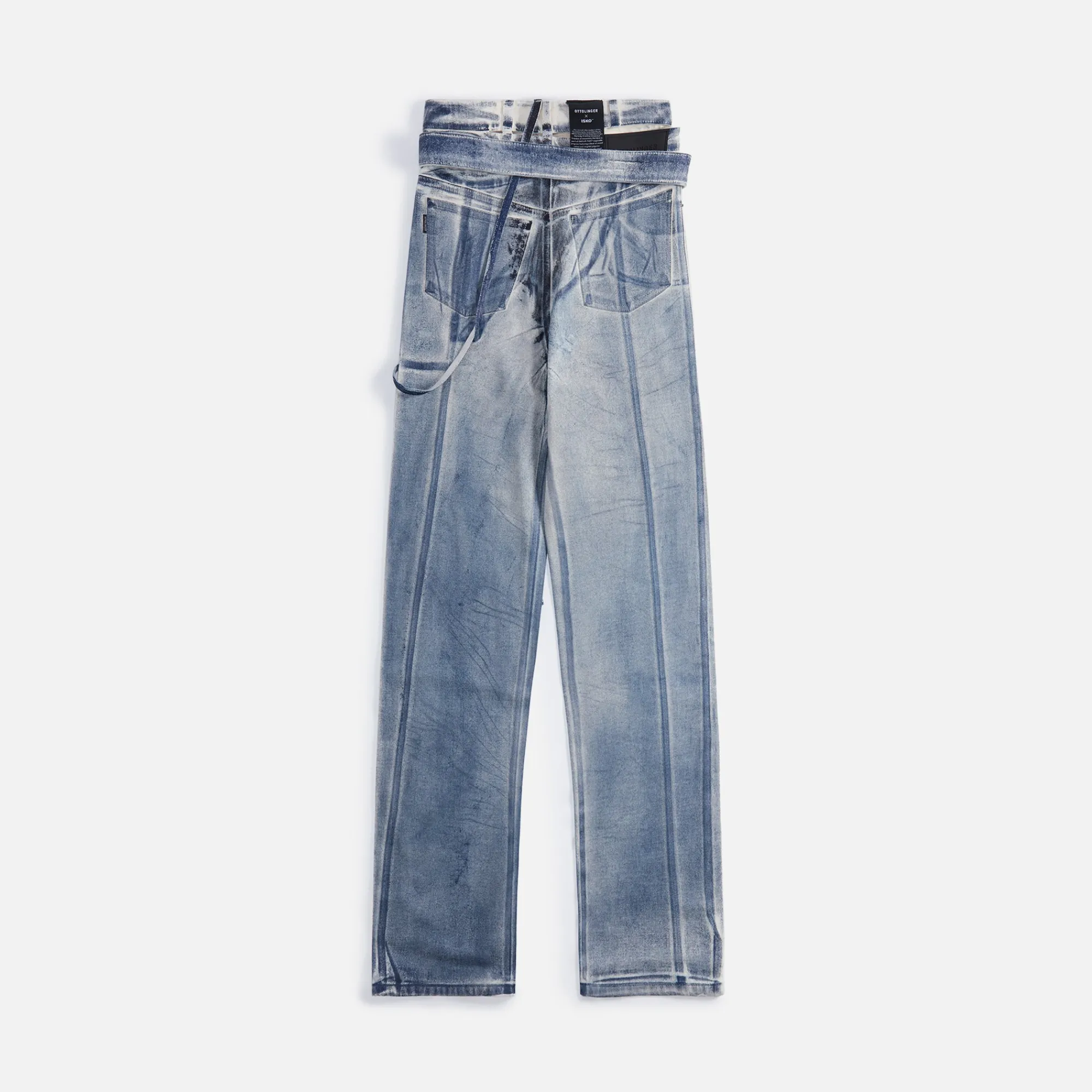 Outlet Ottolinger Signature Wrap Jeans Sand / Blue Paint